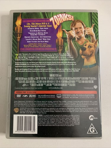 Scooby Doo : The Movie (DVD, 2001) Sarah Michelle Gellar Region 4