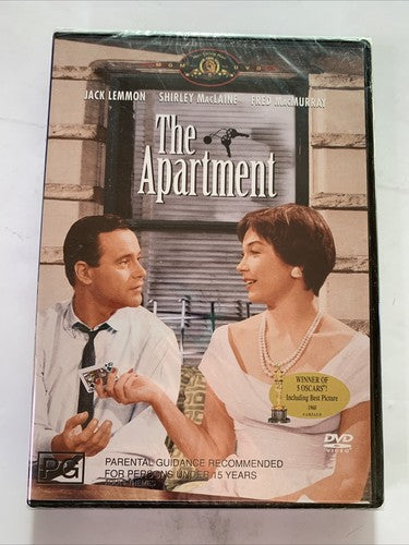 The Apartment (DVD, 1960) Jack Lemmon, Shirley Maclaine Region 4 NEW