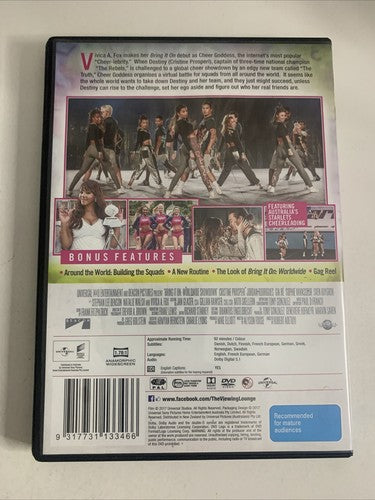 Bring It On: Worldwide Showdown (DVD, 2017) Region 4