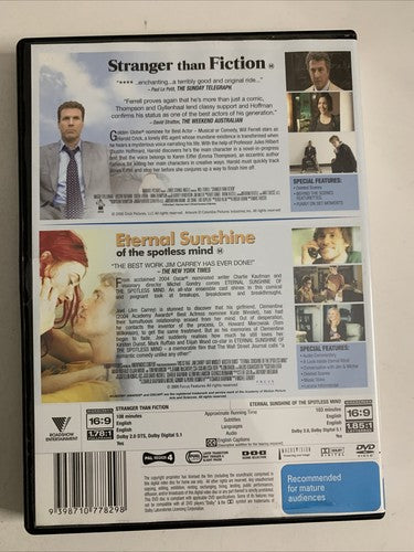 Stranger than Fiction / Eternal Sunshine of the Spotless Mind (DVD) Region 4