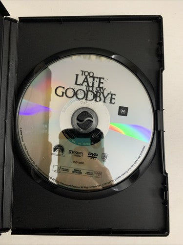 Too Late to Say Goodbye (DVD, 2009) Lauren Holly, Rob Lowe  Region 4