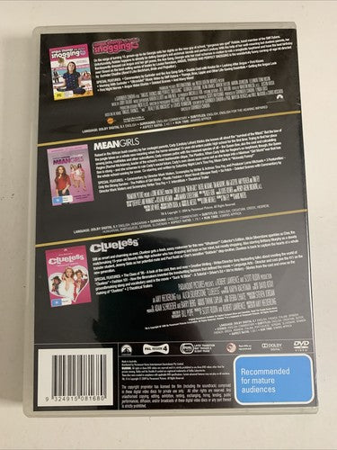 Angus, Thongs and Perfect Snogging / Mean Girls / Clueless (DVD, 2008) Region 4