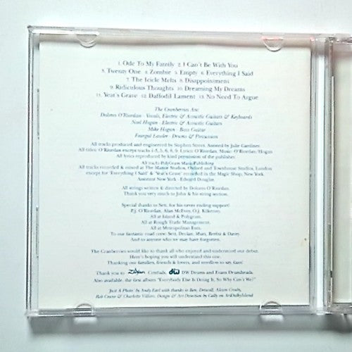 The Cranberries – No Need To Argue (CD) Australasia 524050-2