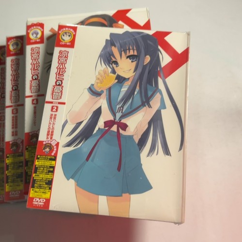 The Melancholy of Haruhi Suzumiya - Vol 2, 3, 4, 5 (DVD, 2006) Region 2 Japan