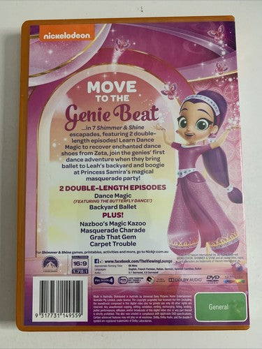 Shimmer and Shine: Dance like a Genie (DVD, 2018) Region 4