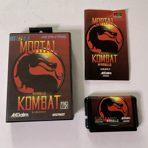 Mortal Kombat SEGA Mega Drive NTSC-J Japanese Game Complete