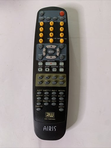 Genuine Airis DVD RW Remote Control For AIRIS DVD HDD Recorder Player