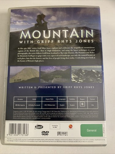 Mountain With Griff Rhys Jones (DVD, 2007, 2-Disc) All Regions