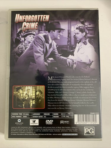 Unforgotten Crime (DVD, 1942) Dennis O'Keefe, Ruth Terry All Regions