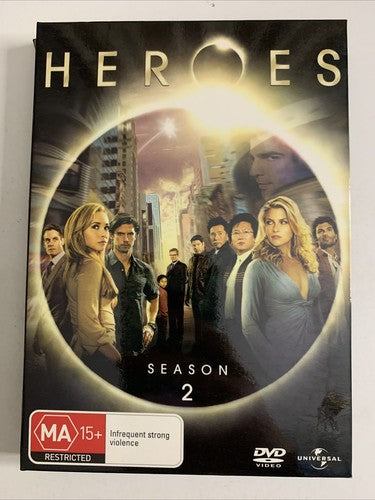 Heroes : Season 2 (DVD, 2007, 4-Disc) Region 4