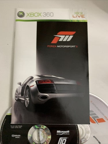 Forza Motorsport 3 Microsoft XBOX 360 PAL Car Racing Game Complete