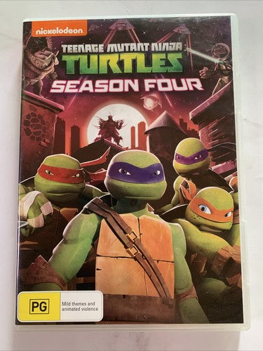 Teenage Mutant Ninja Turtles : Season 4 (DVD, 2017, 4-Disc) Nickelodeon Region 4