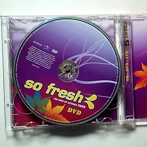 So Fresh: The Hits Of Autumn 2008 + Bonus DVD (CD + DVD, 2008) Australia