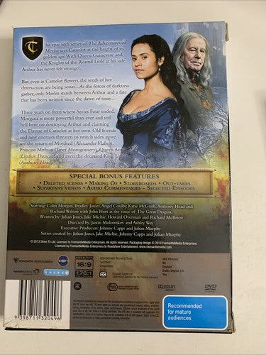The Adventures of Merlin : Series 5 (DVD, 2012, 5-Disc) Region 4