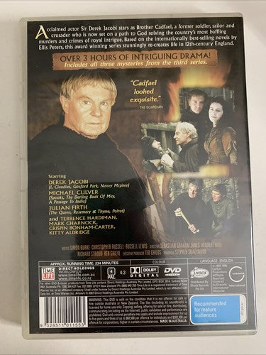 Cadfael : Series 3 (DVD, 1996, 2-Disc) Derek Jacobi Region 4