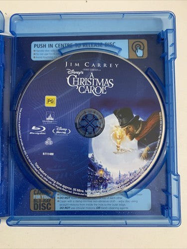 A Christmas Carol 3D (Blu-ray 3D + 2D, 2009) Jim Carrey All Regions