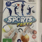 Sports Party Nintendo Wii PAL 2008 Game Complete