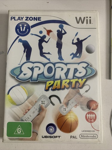 Sports Party Nintendo Wii PAL 2008 Game Complete
