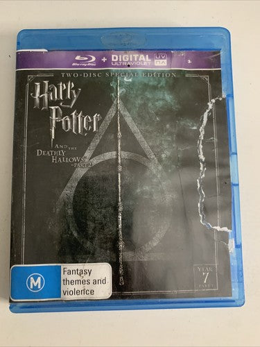 Harry Potter and the Deathly Hallows : Part 2 (Blu-ray, 2011, 2-Disc) Region B