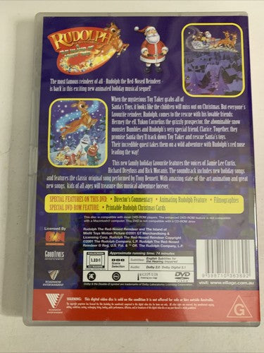 Rudolph the Red Nosed Reindeer & the Island of Misfit Toys (DVD, 2001) Region 4