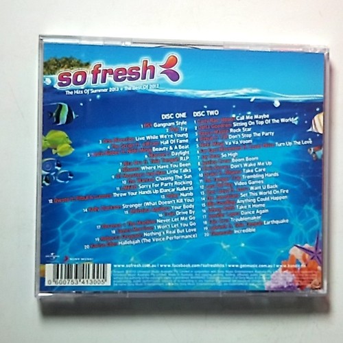So Fresh: The Hits Of Summer 2013 + The Best Of 2012 (CD, 2012, 2-Disc)