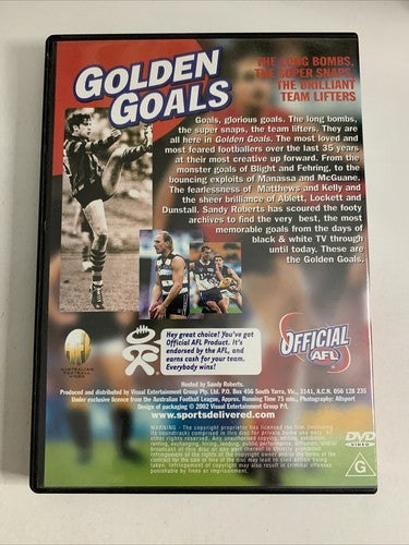 Golden Goals Of The AFL (DVD, 2000) Australian Football All Regions