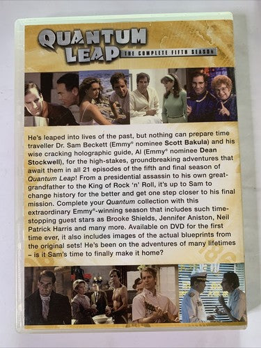 Quantum Leap : Season 5 (DVD, 1989, 6-Disc) Region 4