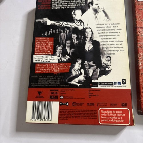 Underbelly Uncut (DVD, 2008) Region 4