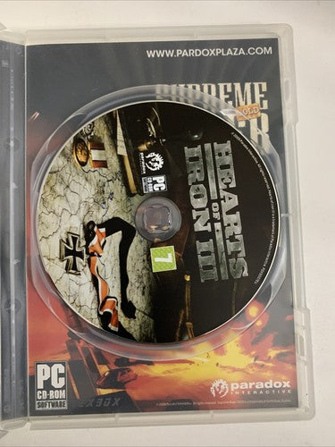 Hearts Of Iron III PC Windows CD-ROM Strategy Sim Game