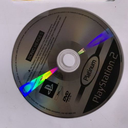 Sonic Heroes PS2 Sony PlayStation 2 2003) PAL Game Complete