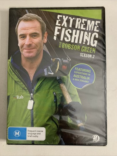 Extreme Fishing with Robson Green : Season 2 (DVD, 2009) Region 4 NEW Sealed