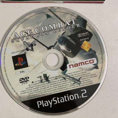 Ace Combat: Squadron Leader PS2 Sony PlayStation 2 PAL Game Complete