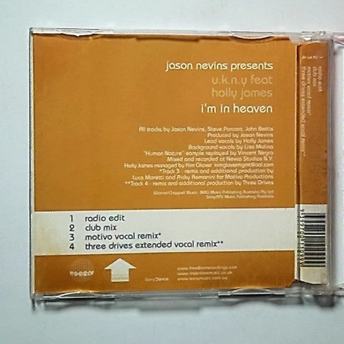 Jason Nevins, U.K.N.Y., Holly James – I'm In Heaven (CD 2003) Australia 674061 2