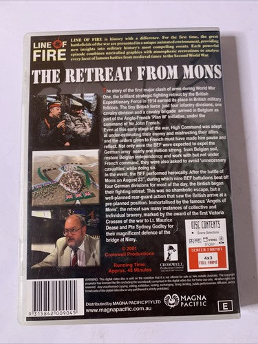 The Line of Fire: Retreat from Mons (DVD, 2001) Region 4