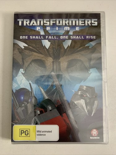 Transformers Prime: One Shall Fall, One Shall Rise (DVD, 2010) Region 4 NEW