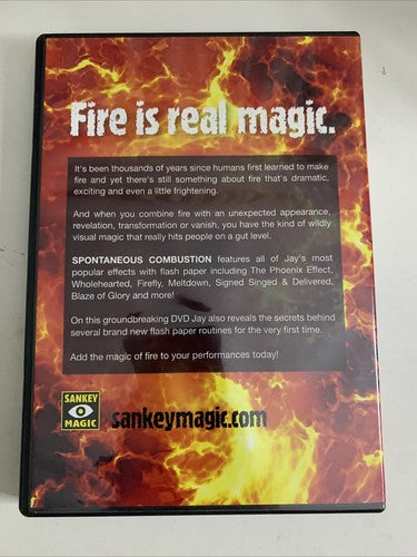 Sankey Magic Spontaneous Combustion (DVD) How To Magic Tricks All Regions