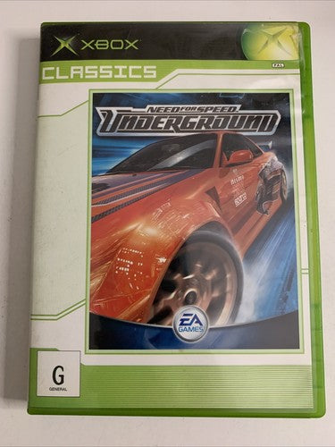 Need for Speed: Underground Microsoft XBOX Original PAL Racing 2003 Game