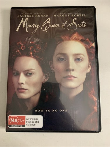 Mary Queen of Scots (DVD, 2018) Margot Robbie, Saoirse Ronan Region 4 &2