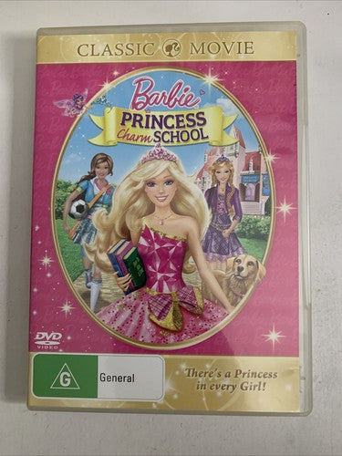 Barbie: Princess Charm School (DVD, 2010) Animated Movie Region 4 &2