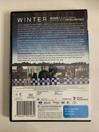 Winter : Season 1 (DVD, 2014, 2-Disc) Rebecca Gibney Region 4
