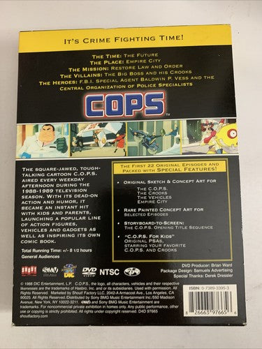 COPS: The Complete Animated Series (DVD, 1988) Region 1