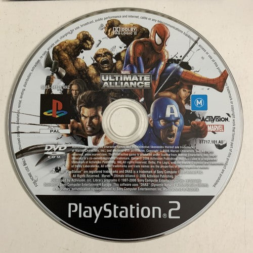 Marvel: Ultimate Alliance PS2 Sony PlayStation 2 PAL Game Complete