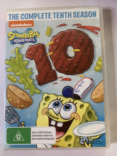 SpongeBob SquarePants : Season 10 (DVD, 2017, 2-Discs) Animation Region 4