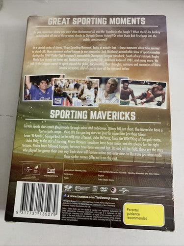 Great Sporting Moments / Sporting Mavericks (DVD, 2017) Region 4 &2