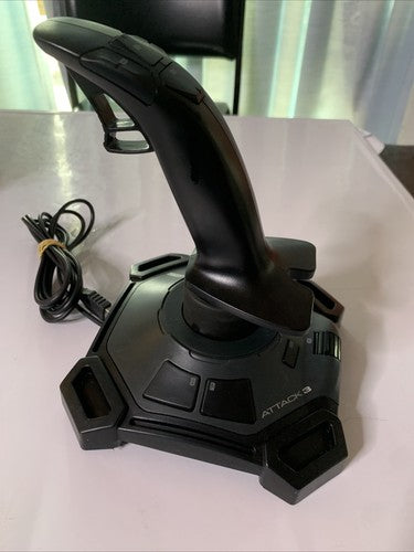 Logitech Attack 3 ATK3 J-UJ18 Flight Combat Joystick Programmable Controller USB