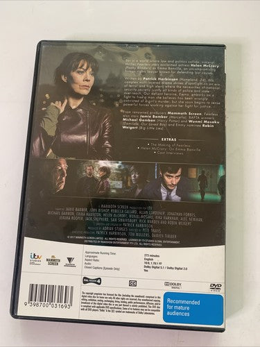 Fearless : Series 1 (DVD, 2017, 2-Disc) Helen McCrory  Region 4