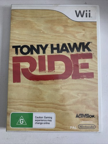 Tony Hawk Ride Nintendo Wii PAL Skateboarding Game