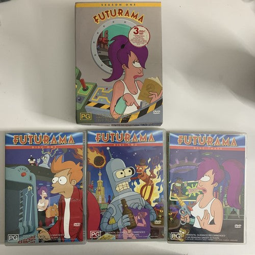 Futurama : Season 1 Boxset (DVD, 1999, 3-Disc) Region 4