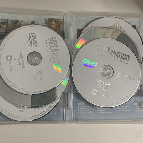 Grey's Anatomy : Season 15 (DVD, 2018, 7-Disc) Region 4