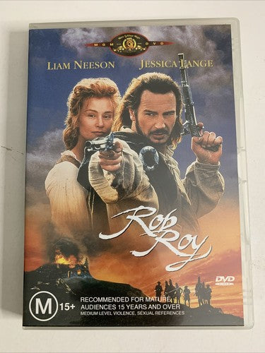 Rob Roy (DVD, 1995) John Hurt, Liam Neeson, Jessica Lange, Brian Cox Region 4